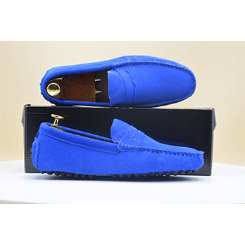 Pico – Mocassin daim bleu ciel