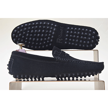 Pico – Mocassin daim noir