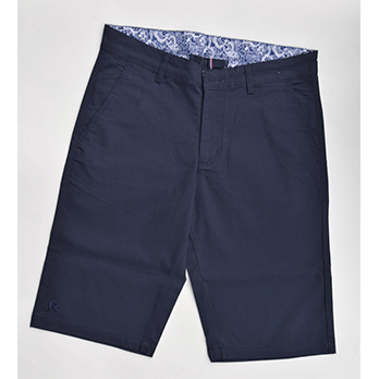 Bermuda chino bleu