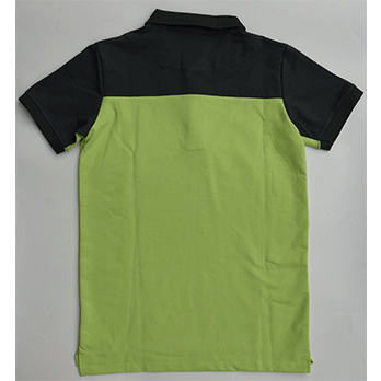 Polo bicolore – vert