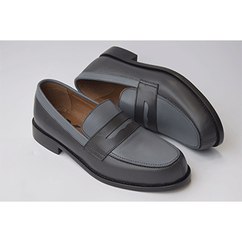 Mocassin S40 – bicolore gris