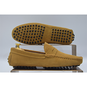 Pico – Mocassin daim camel