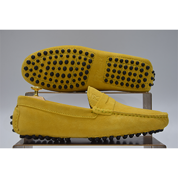 Pico – Mocassin daim jaune