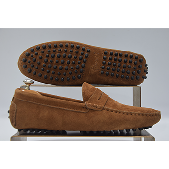 Pico – Mocassin daim marron chocolat